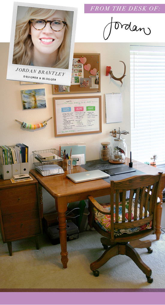 JORDAN BRANTLEY, Create Like Crazy, blogger and designer