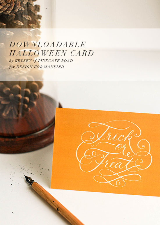 TYPO GRAPHIC- Free Downloadable Halloween Card by Kelsey of Pinegate Road for Design for Mankind - Kelsey TYPO GRAPHIC- Free Downloadable Halloween Card by Kelsey of Pinegate Road for Design for Mankind - Kelsey