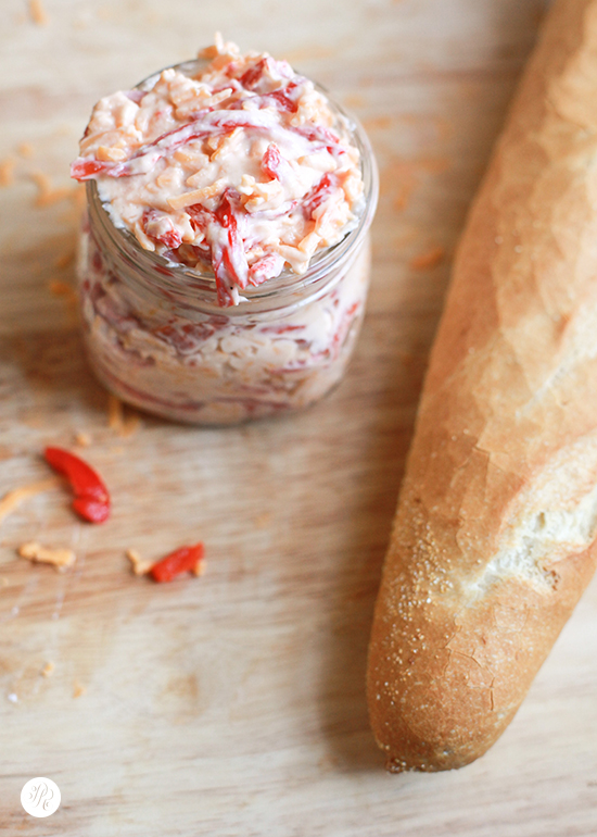 Southern style pimento cheese dip — a recipe by pinegate road - dig in